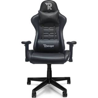 👉 Game stoel kunstleer carbon gaming stoelen zwart Ranqer gamestoel 8720598690088
