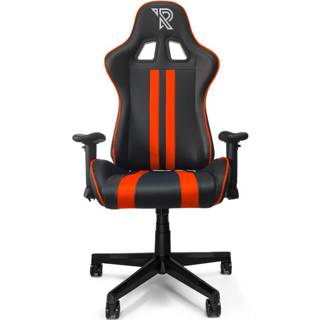 👉 Game stoel kunstleer gaming stoelen zwart groen Ranqer Felix gamestoel / 8720598690064
