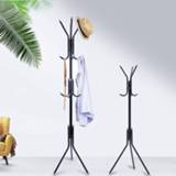 👉 Hanger 6/9 Hooks Stand Coat Rack Tree Hat Jacket Umbrella Cloth Holder Metal Storage