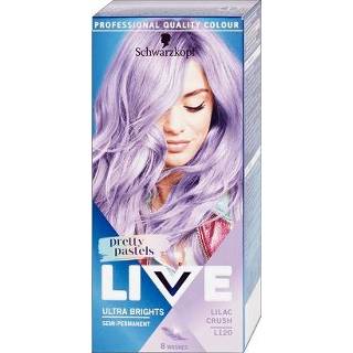 👉 Haarkleuring pastels One Size no color Live Ultra Brights Pretty haarverf voor 8 wasbeurten L120 Lilac Crush 9000101256567