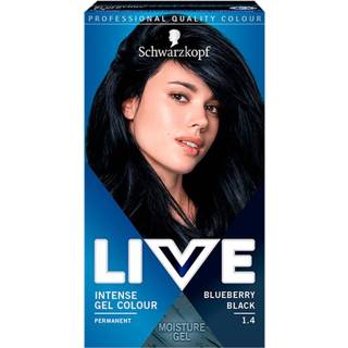 👉 Blueberry zwart gel One Size no color Live Intense Colouring 1.4 Black 9000101297249