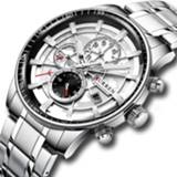 👉 Watch steel CURREN Brand Men Sport Watches Causal Stainless Band Wristwatch Chronograph Auto Date Clock Male Relogio Masculino