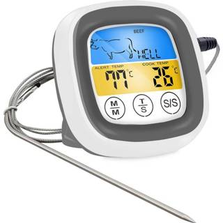 👉 Digitale thermometer Bakeey LCD-display Infrarood Touch Wild BBQ-thermometer Home Timer