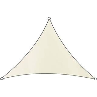 👉 Schaduwdoek wit polyester Como driehoek 3x2,5m (wit) 8712757451548