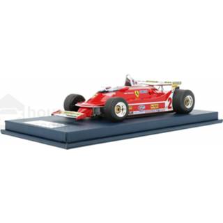 👉 Model auto resin looksmart Gilles Villeneuve Monaco GP Scuderia Ferrari 312 T5 - Modelauto schaal 1:18 7445902930902