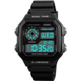 👉 Digitale horloge staal SKMEI 1299 Countdown Alarm roestvrij waterdicht digitaal