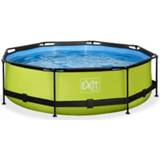 👉 Opzetzwembad limoen groen male EXIT Lime met filterpomp Ø300x76cm 8720088267233