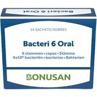 👉 Sachet gezondheid Bonusan Bacteri 6 Oral Sachets 8711827106579