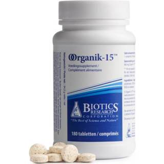 👉 Gezondheid Biotics Oorganik-15 Tabletten 780053034268