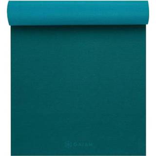 👉 PVC turkoois groen Yogamat - Gaiam Turquoise sea