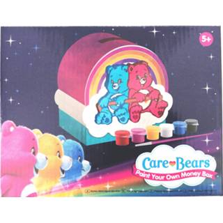 👉 Knutselset naturel hout One Size GeenKleur Care Bears spaarpot junior 8-delig 5015934424179