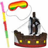 👉 Stokje Pinata van een Piratenboot set met masker en stok