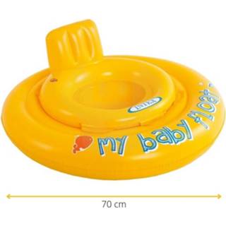 👉 Zwembandje geel One Size baby's Intex Baby Zwemband Float 8720289424077