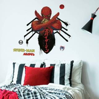👉 Muursticker rood vinyl One Size RoomMates muurstickers Spider-Man Japan 16-delig 34878872537