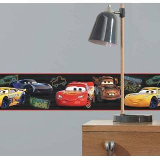 👉 Muursticker zwart vinyl One Size RoomMates Cars junior 22,8 x 457 cm 34878206950