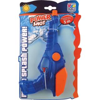 👉 Waterpistool blauw oranje kunststof One Size Happy People laser junior 25 cm blauw/oranje 4008332170213