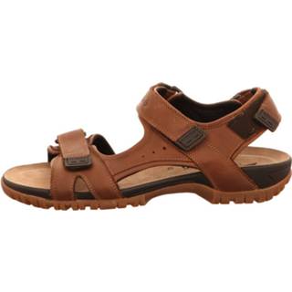 👉 Sandaal leer klittenbandsluiting bruin Mephisto Sandalen 3597434837960