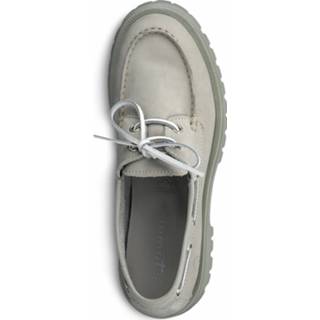 👉 Lage schoenen Soft Grey leer grijs TOUCH-IT Zool Tamaris schoen 4064194571452