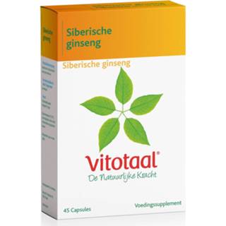 Ginseng voedingssupplementen vitamine gezondheid Vitotaal Siberische Capsules 8712812171282