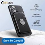 👉 Powerbank CASEIER Magnetic Wireless Backup Power Bank For iPhone 12 Mini Pro Max Kickstand Ring Thin Portable Charger Banked