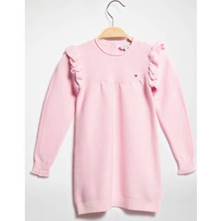 👉 Tommy Hilfiger Gebreide jurk in roze voor Dames, grootte: 80