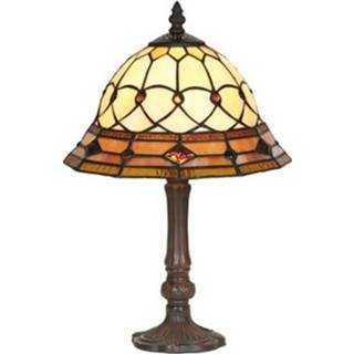 👉 Tafellamp bruin Handgemaakte KASSANDRA 42 cm