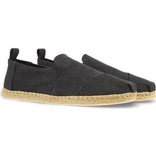 👉 Unisex zwart mannen Toms Deconstructed Alpargata Heren