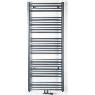 👉 Handdoekradiator DRS1 grijs Instamat Nera Handdoekradiator, afm. H 1130 x L 450 mm, 6 aansl. ½