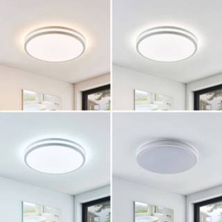 👉 Plafond lamp acryl a+ wit LED plafondlamp Armin in wit, ronde vorm