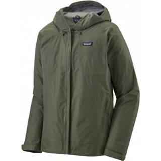 👉 Regenjas m mannen bruin zwart Patagonia - Torrentshell 3L Jacket maat M, bruin/zwart 192964503656