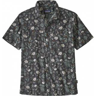 👉 Shirt m grijs mannen Patagonia - Back Step Overhemd maat M, 194187292942