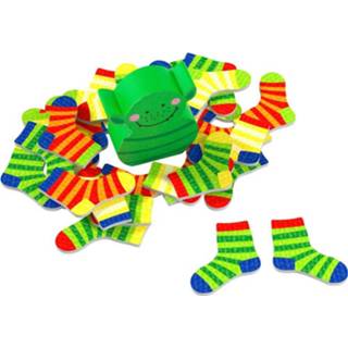 👉 Gezelschapsspel multicolor hout One Size meerkleurig Haba Sokken zoeken junior 20-delig (DE) 4010168254319