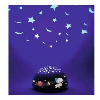 👉 Nachtlamp blauw donkerblauw kunststof One Size Moses sterrenhemel junior 14,5 cm 4033477380975