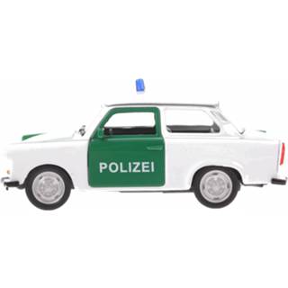 👉 Goki politie Trabant 601 wit/groen 11 cm