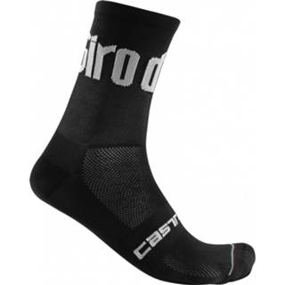 Sock uniseks zwart Castelli - Giro 13 Fietssokken maat 44-47, 8050949205242