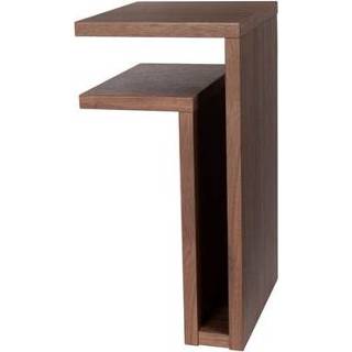 👉 Nachtkastje hout bruin Maze Interior F-Shelf - Walnoot Links 7350033001110