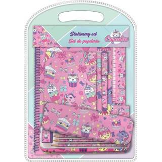 👉 Cupcake Cupcakes Schrijfset Notitieboek Met Potloden (24 X 35 CM) 8435507821544