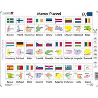 👉 Puzzel Larsen Maxi Memopuzzel - 27 Eu-Lidstaten (54 Stukjes) 7023852125571