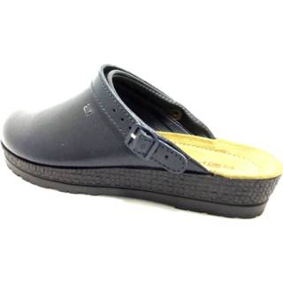 👉 Muil glad leer blauw slipschoen Rohde Muiltje 4056731434757