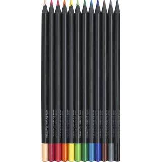 👉 Kleurpotlood zwart One Size GeenKleur Kleurpotloden Faber-Castell Black Edition in kartonnen etui á 12 stuks 4005401164128
