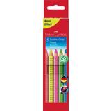 👉 Kleurpotlood assorti One Size meerkleurig Faber Castell Jumbo GRIP etui 5 kleuren 4005401109945