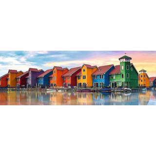 👉 Puzzel One Size GeenKleur Panorama Groningen Nederland - 1000 stukjes Legpuzzel Trefl 5900511290349