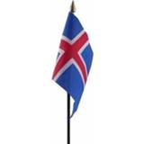 👉 Zwaaivlag multi polyester active IJsland luxe zwaaivlaggetje