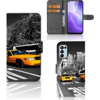 👉 Flipcover OPPO Find X3 Lite Flip Cover New York Taxi 8720215829563