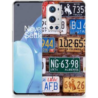 👉 Siliconen hoesje OnePlus 9 Pro met foto Kentekenplaten 8720215854565