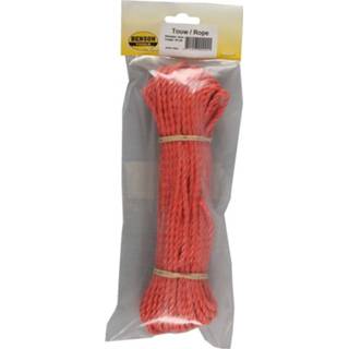 👉 Oranje touw One Size - 25 meter x 4mm streng hobbytouw 8719538743557
