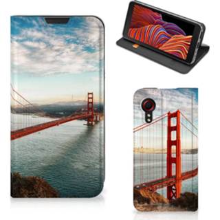 👉 Samsung Galaxy Xcover 5 Book Cover Golden Gate Bridge 8720215704396