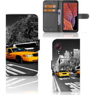 👉 Flipcover Samsung Galaxy Xcover 5 Flip Cover New York Taxi 8720215653045