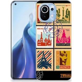 Postzegel siliconen Xiaomi Mi 11 Back Cover Postzegels 8720215815122