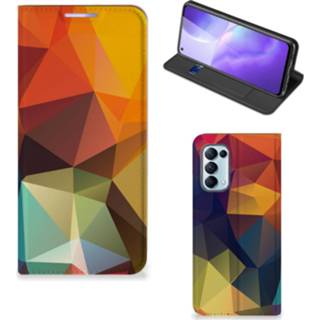 Standcase OPPO Find X3 Lite Stand Case Polygon Color 8720215755930